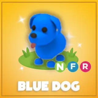 Neon Blue Dog