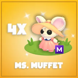 4x Mega Ms. Muffet