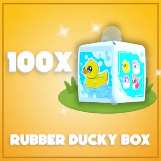 100x Rubber Ducky Box