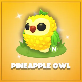 Neon Pineapple Owl