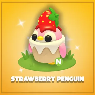 Neon Strawberry Penguin