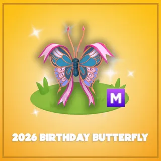 Mega 2026 Birthday Butterfly