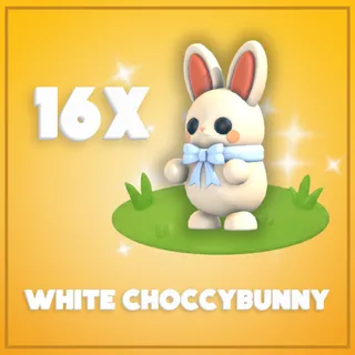16x White Choccybunny
