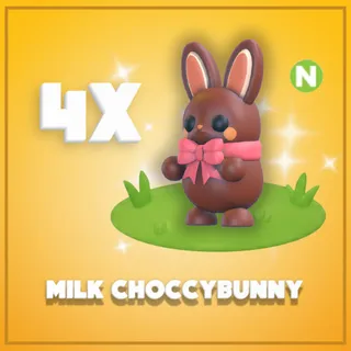 4x Neon Milk Choccybunny