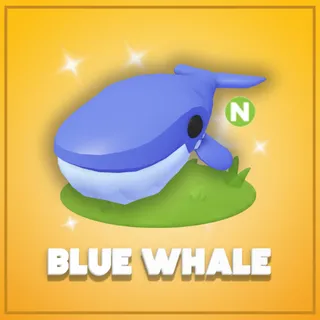Neon Blue Whale