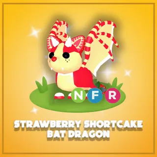 Neon Strawberry Shortcake Bat Dragon