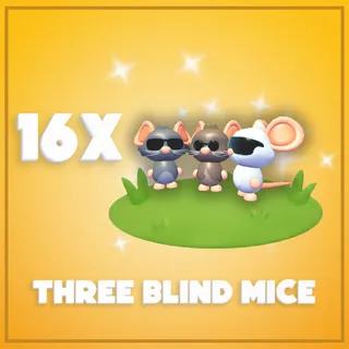 16x Three Blind Mice