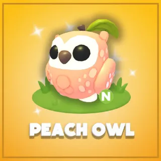 Neon Peach Owl