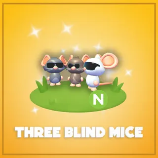 Neon Three Blind Mice