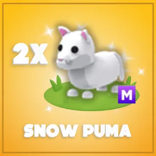 2x Mega Snow Puma