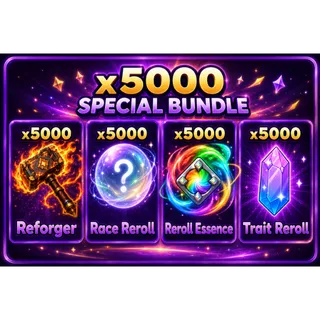 Lineage Piece - All reroll x5000 Trail Reroll x5000 Race Reroll x5000 Reroll Essence x5000 Reforger x5000