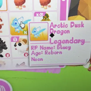arctic dusk dragon NEON