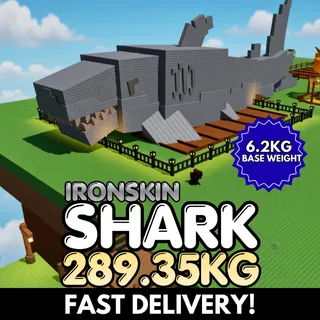 IRONSKIN Shark 289.35KG | DLC | Rare KG | 6.2KG BW ⚡INSTANT DELIVERY⚡