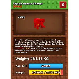 284.61KG Huge RBH Elephant | Gigantic | Age 500 ⚡Fast Delivery⚡