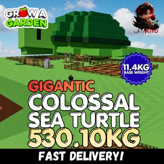 GIGANTIC Colossal Sea Turtle 530.10KG | 11.4KG Base Weight | Age 500 ⚡INSTANT DELIVERY⚡