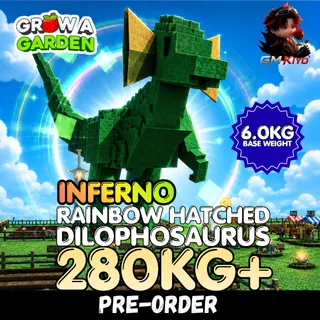 INFERNO Rainbow Hatched Dilophosaurus 280KG+ | RBH Dilo⏳ PRE-ORDER ⏳