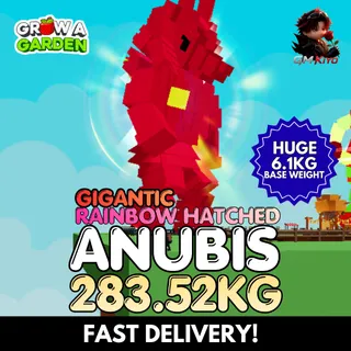 GIGANTIC Rainbow Hatched Anubis 283.52KG | RBH | Age 500 ⚡Fast Delivery⚡
