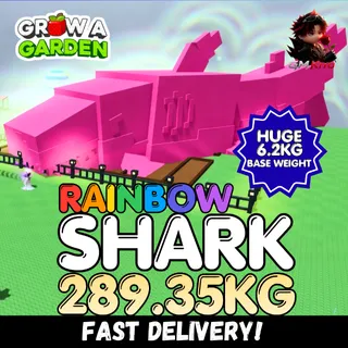 RAINBOW Shark 289.35KG | DLC | Rare KG | 6.2KG BW ⚡INSTANT DELIVERY⚡
