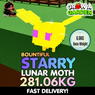 BOUNTIFUL Starry Lunar Moth 281.06KG | Huge | Age 500 ⚡INSTANT DELIVERY⚡