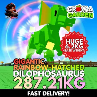 GIGANTIC Rainbow Hatched Dilophosaurus 287.21KG | RBH Dilo | Age 500 ⚡INSTANT DELIVERY⚡