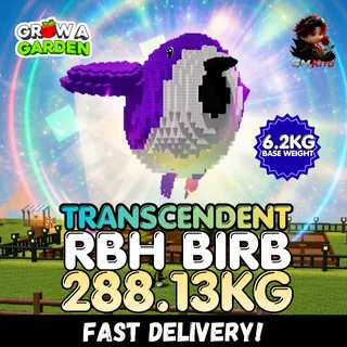 TRANSCENDENT Rainbow Hatched Birb 288.13KG | RBH | Age 500 ⚡INSTANT DELIVERY⚡