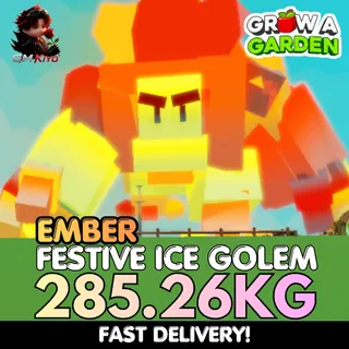 EMBER Festive Ice Golem 285.26KG | Huge | Age 500 ⚡INSTANT DELIVERY⚡
