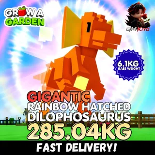 GIGANTIC Rainbow Hatched Dilophosaurus 285.04KG | RBH Dilo | Age 500 ⚡INSTANT DELIVERY⚡