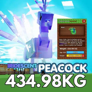 IRIDESCENT Peacock 434.98KG | 15sec CD | Age 500⚡INSTANT DELIVERY⚡
