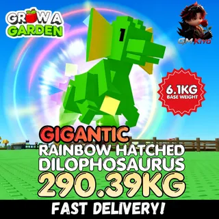 GIGANTIC Rainbow Hatched Dilophosaurus 290.39KG | RBH Dilo | Age 500 ⚡INSTANT DELIVERY⚡