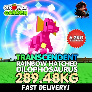 TRANSCENDENT Rainbow Hatched Dilophosaurus 289.48KG | RBH Dilo | Age 500 ⚡INSTANT DELIVERY⚡