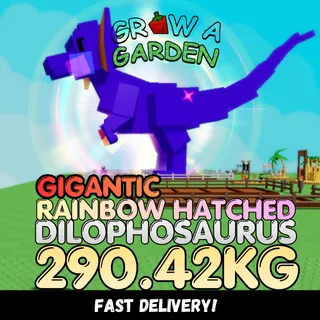 GIGANTIC Rainbow Hatched Dilophosaurus 290.42KG | RBH Dilo | Age 500 ⚡INSTANT DELIVERY⚡
