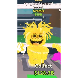 75M GOLD SPAGHETTI TUALETTI