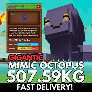 GIGANTIC Colossal Mimic Octopus 507.59KG | Age 500 ⚡INSTANT DELIVERY⚡