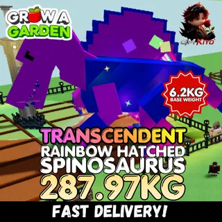 TRANSCENDENT Rainbow Hatched Spinosaurus 287.97KG | RBH Spino ⚡INSTANT DELIVERY⚡