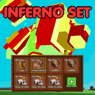 7x INFERNO Leveling Pet Set | Age 500⚡INSTANT DELIVERY⚡