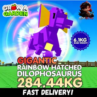 GIGANTIC Rainbow Hatched Dilophosaurus 284.44KG | RBH Dilo | Age 500 ⚡INSTANT DELIVERY⚡