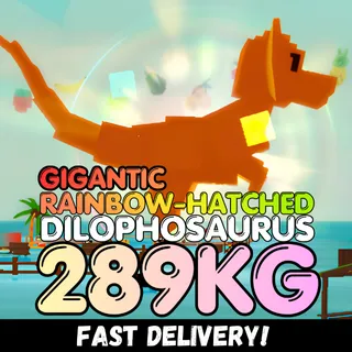 GIGANTIC Huge Rainbow Hatched Dilophosaurus 289KG | RBH Dilo | Age 500⚡INSTANT DELIVERY⚡