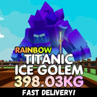 RAINBOW Ice Golem 398.03KG | Titanic | Age 500⚡INSTANT DELIVERY⚡