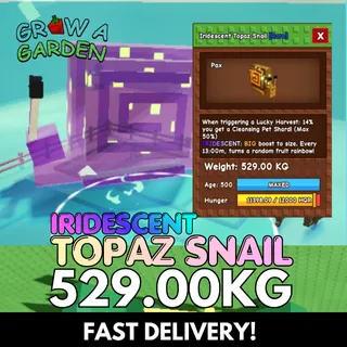 IRIDESCENT Topaz Snail 529KG | Colossal | Rare KG ⚡INSTANT DELIVERY⚡
