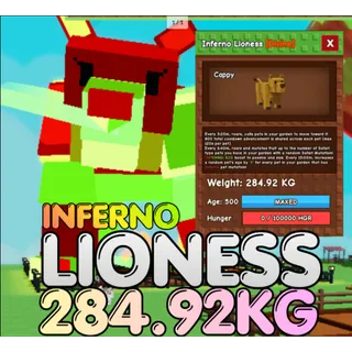 INFERNO Lioness 284.92KG | Huge | Age 500 ⚡INSTANT DELIVERY⚡
