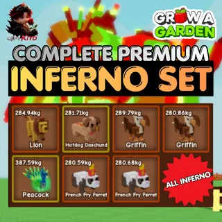 INFERNO Leveling Set Bundle #11| 7X Inferno Pets | Age 500 ⚡INSTANT DELIVERY⚡