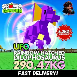 UFO Rainbow Hatched Dilophosaurus 290.47KG | RBH Dilo | Age 500 ⚡INSTANT DELIVERY⚡