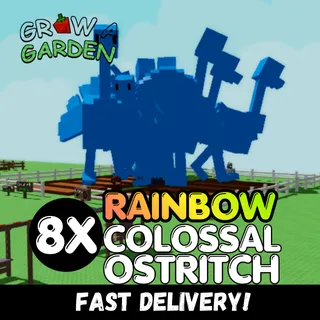8x RAINBOW OSTRITCH | Colossal | Age 500 ⚡INSTANT DELIVERY⚡