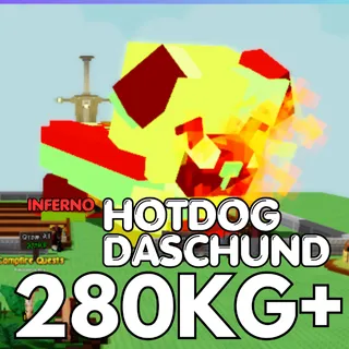 INFERNO Huge Hotdog Daschund 280KG + | Age 500⚡INSTANT DELIVERY⚡