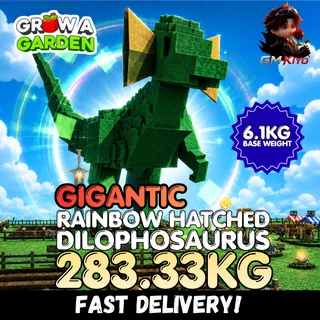 GIGANTIC Rainbow Hatched Dilophosaurus 283.33KG | RBH Dilo | Age 500 ⚡INSTANT DELIVERY⚡