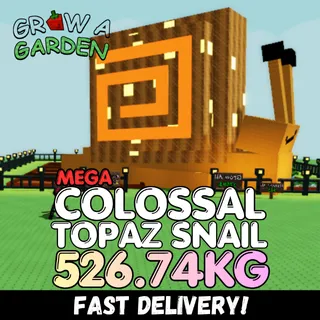 MEGA Topaz Snail 526.74KG | Colossal | Age 500 ⚡INSTANT DELIVERY⚡