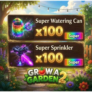 BUNDLE 100x Super Sprinkler SSP and 100x Super Watering Can SWC 