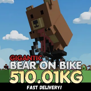 GIGANTIC Bear on Bike 510.01KG | Colossal | Age 500 ⚡INSTANT DELIVERY⚡