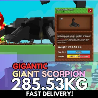Huge GIGANTIC Giant Scorpion 285.53KG