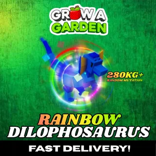 Rainbow Hatched Dilophosaurus | RBH Dilo | Age 500 ⚡INSTANT DELIVERY⚡